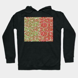 distorted pattern design with unusual geometry Hoodie